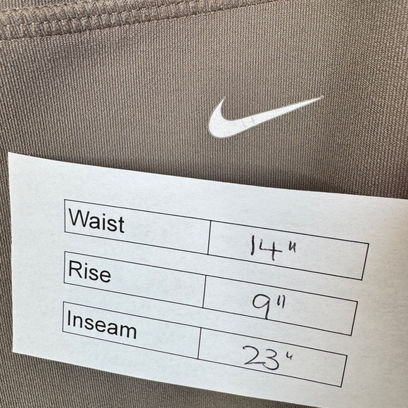 Nike Low Rise Cropped Pants Tan - Picture 8 of 8